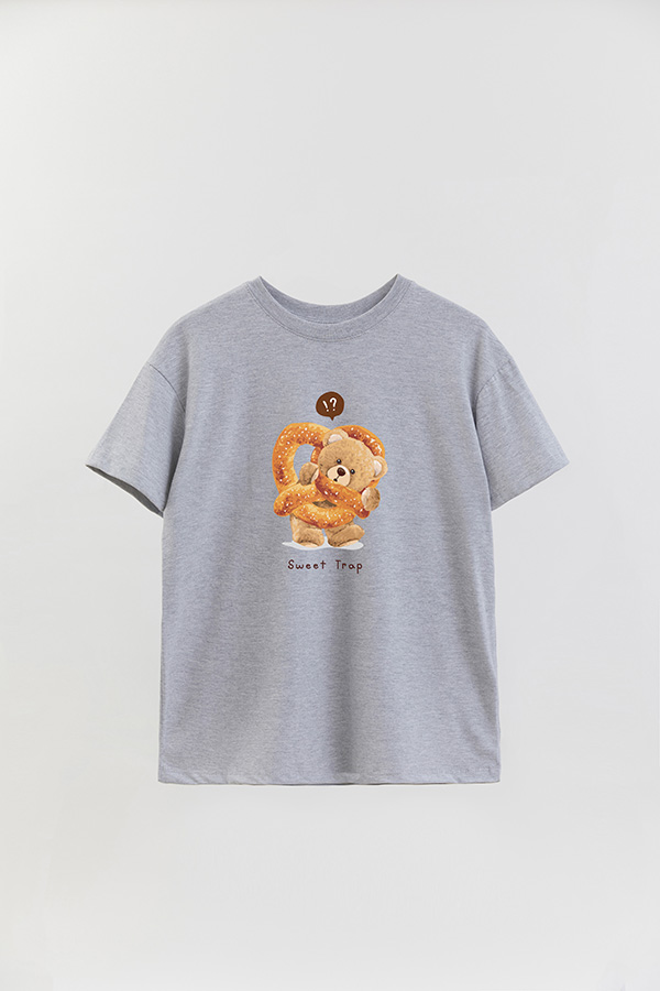 REMERA OVER ESTAMPADA UNISEX SWEET TRAP