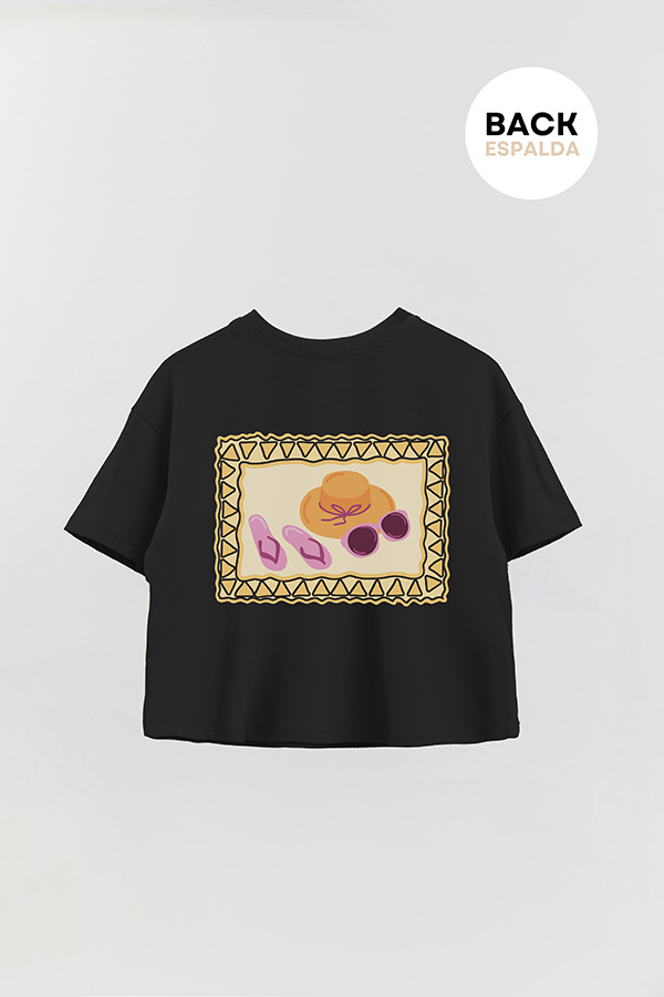 REMERA CROP FB TRAVEL STAMP 6