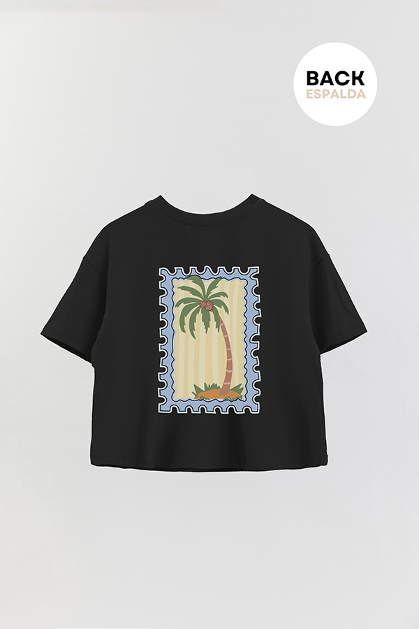 REMERA CROP FB TRAVEL STAMP 3