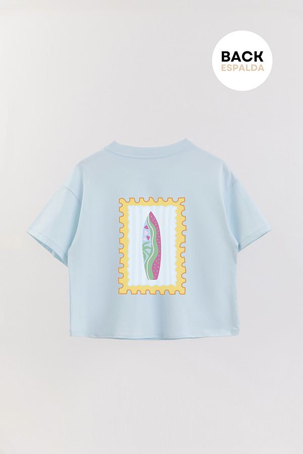 REMERA CROP FB TRAVEL STAMP 2