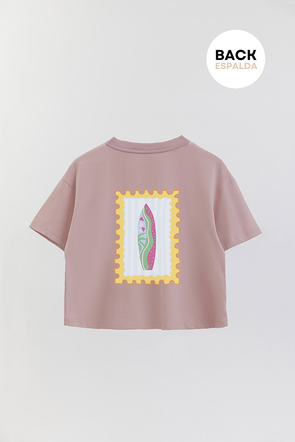 REMERA CROP FB TRAVEL STAMP 2