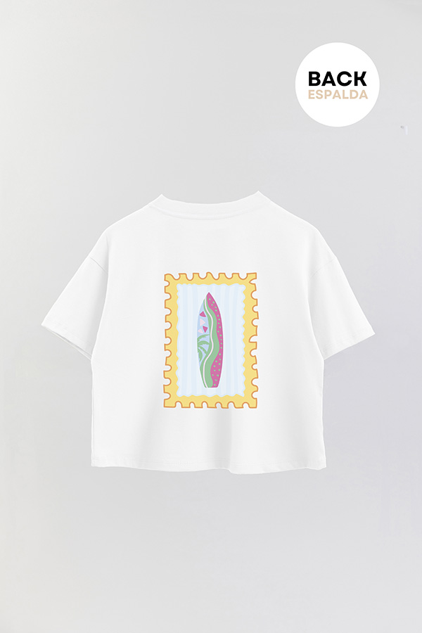 REMERA CROP FB TRAVEL STAMP 2