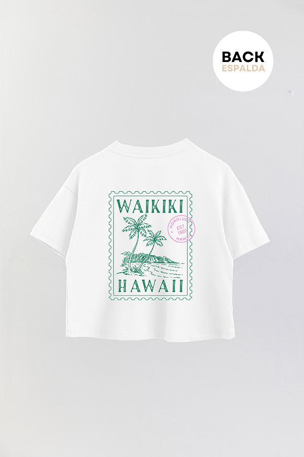 REMERA CROP FB SUMMER STAMP 9