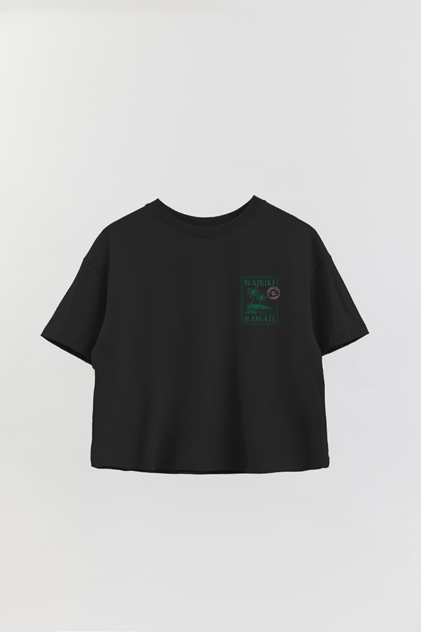 REMERA CROP FB SUMMER STAMP 9