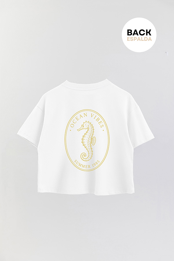 REMERA CROP FB SUMMER STAMP 8