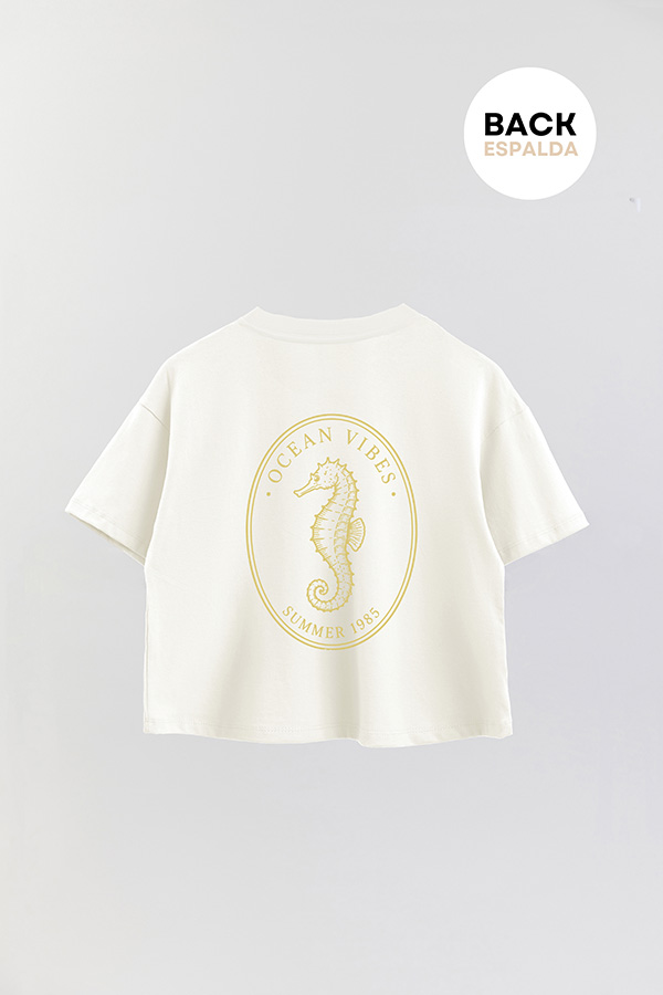 REMERA CROP FB SUMMER STAMP 8