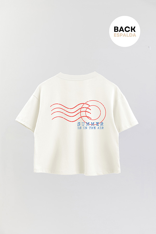 REMERA CROP FB SUMMER STAMP 16