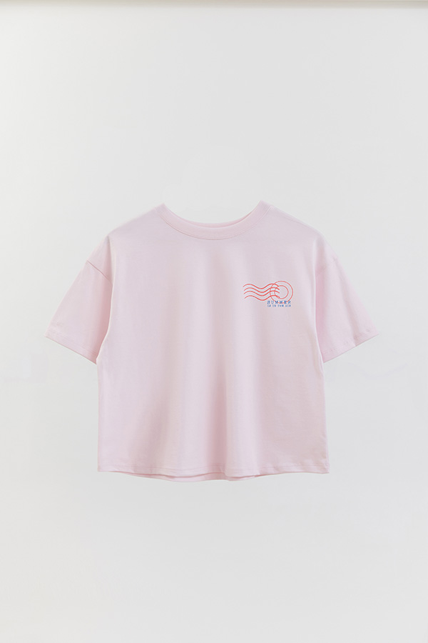 REMERA CROP FB SUMMER STAMP 16