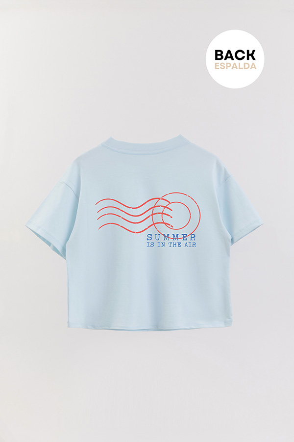 REMERA CROP FB SUMMER STAMP 16