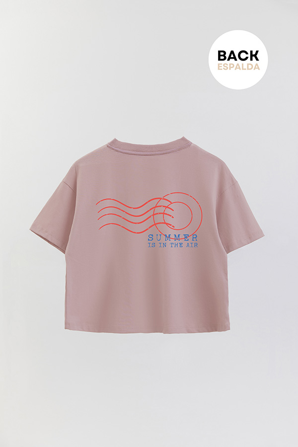 REMERA CROP FB SUMMER STAMP 16