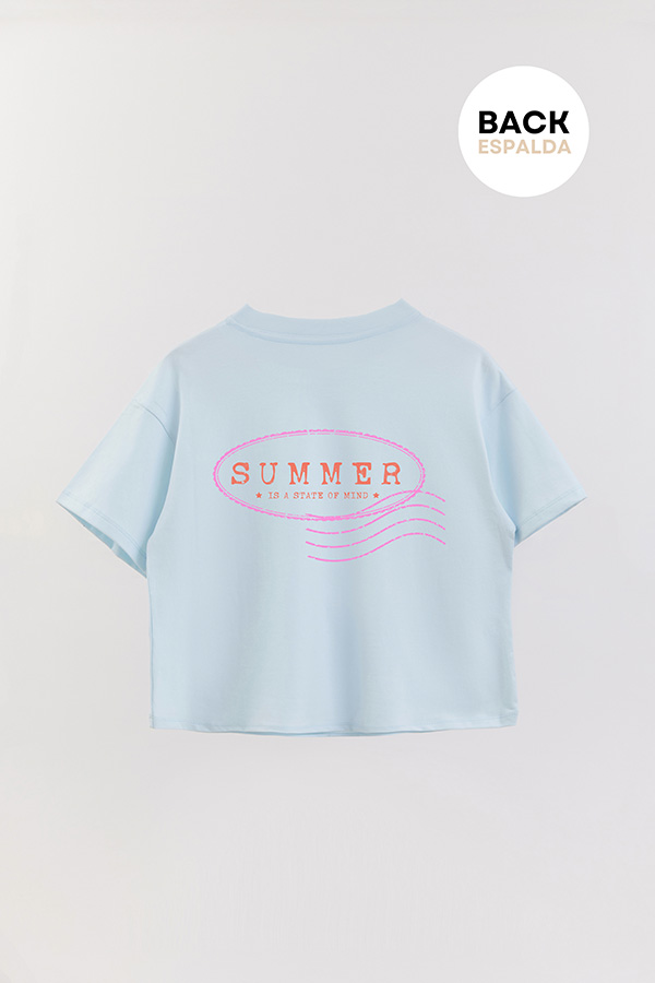 REMERA CROP FB SUMMER STAMP 15