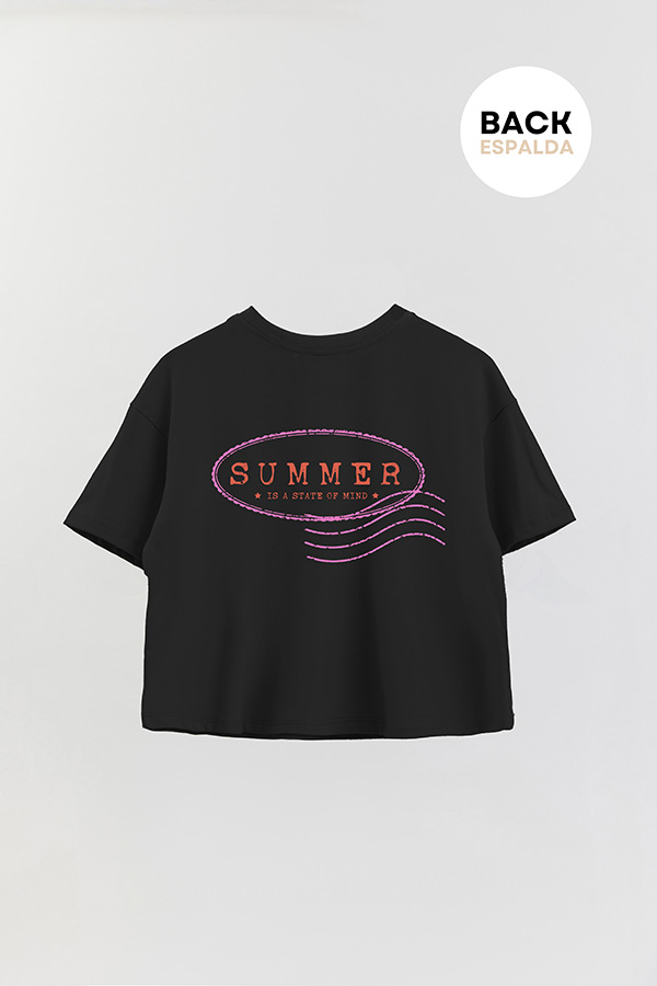 REMERA CROP FB SUMMER STAMP 15