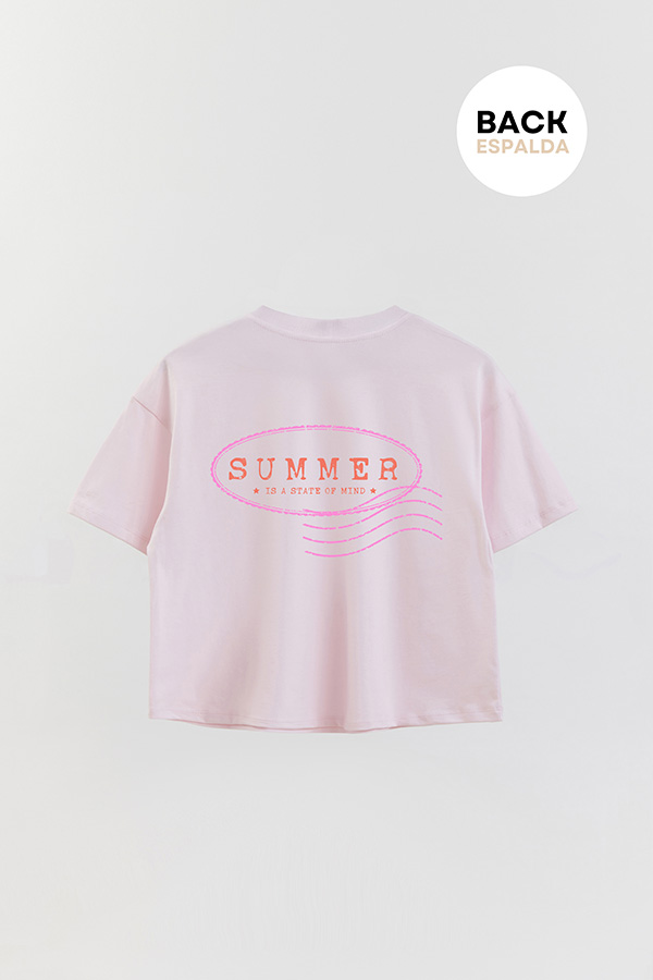 REMERA CROP FB SUMMER STAMP 15