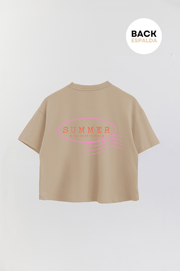 REMERA CROP FB SUMMER STAMP 15