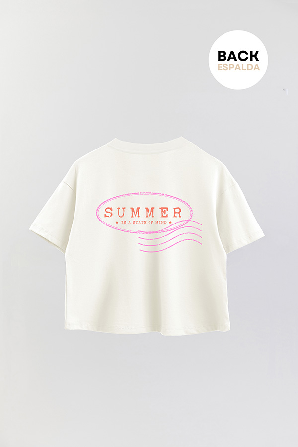 REMERA CROP FB SUMMER STAMP 15