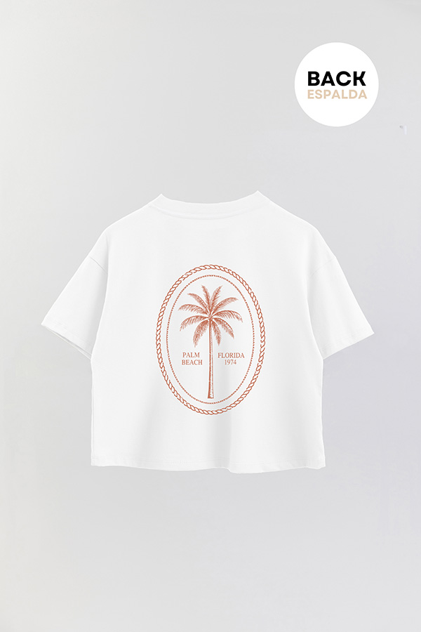 REMERA CROP FB SUMMER STAMP 14
