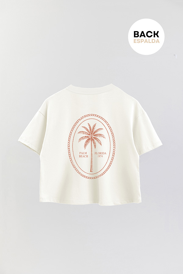 REMERA CROP FB SUMMER STAMP 14