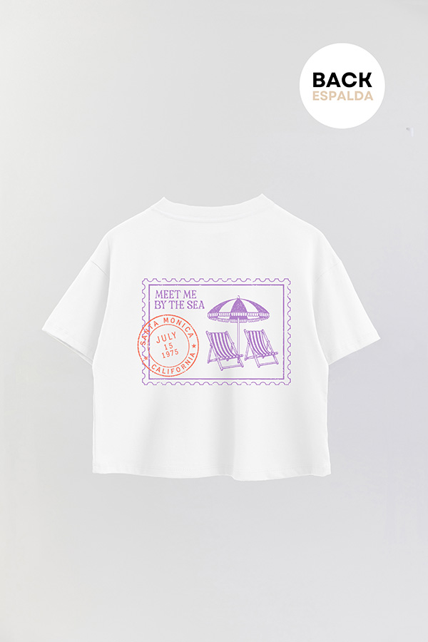 REMERA CROP FB SUMMER STAMP 13