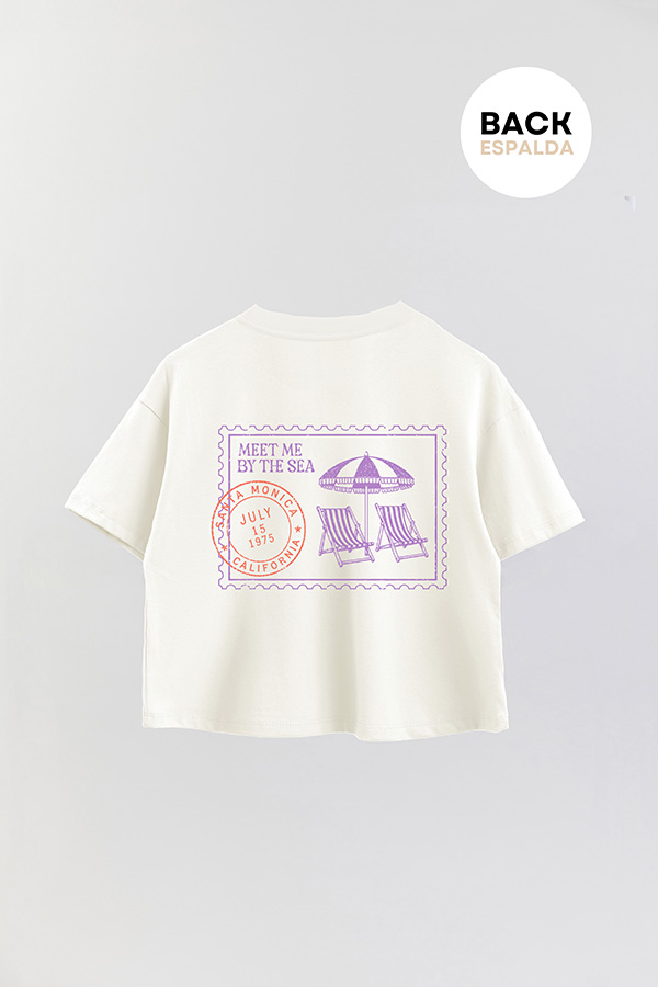 REMERA CROP FB SUMMER STAMP 13