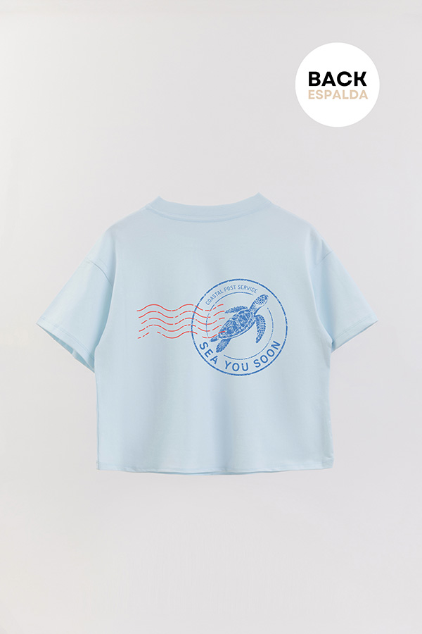REMERA CROP FB SUMMER STAMP 12