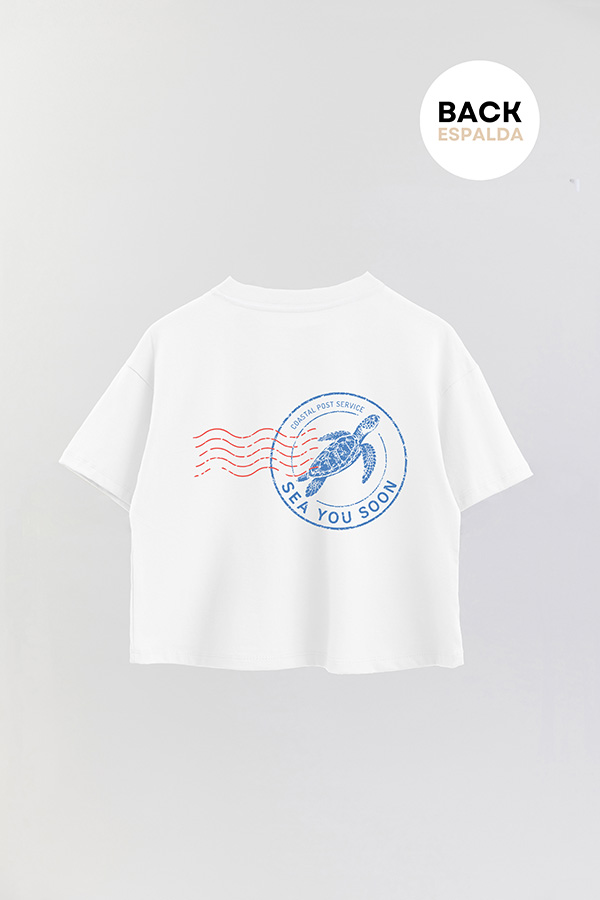 REMERA CROP FB SUMMER STAMP 12