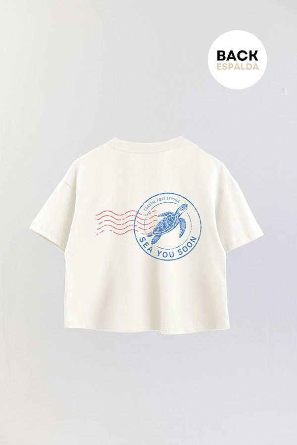 REMERA CROP FB SUMMER STAMP 12