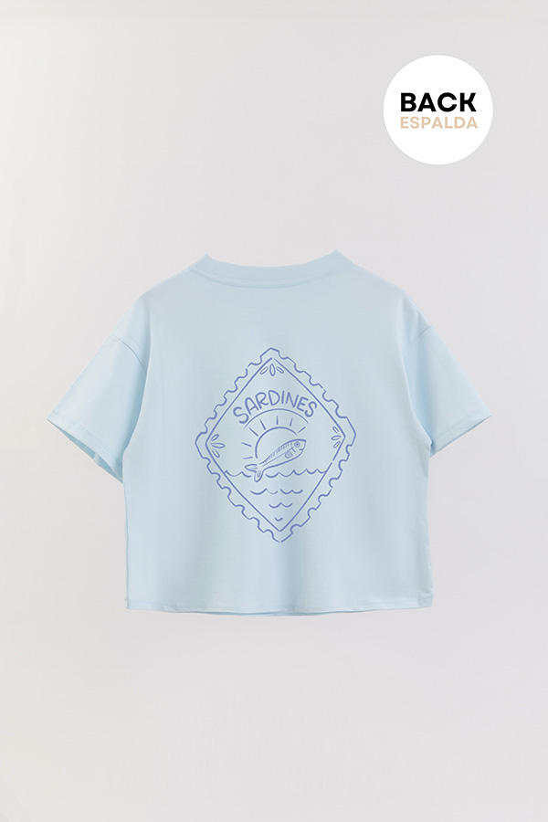 REMERA CROP FB SARDINE STAMP 10