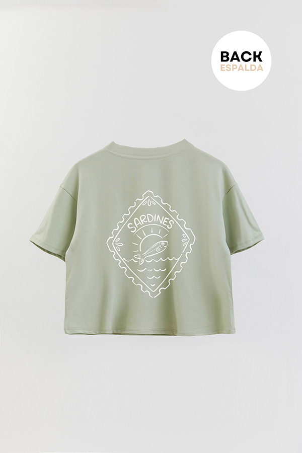 REMERA CROP FB SARDINE STAMP 10