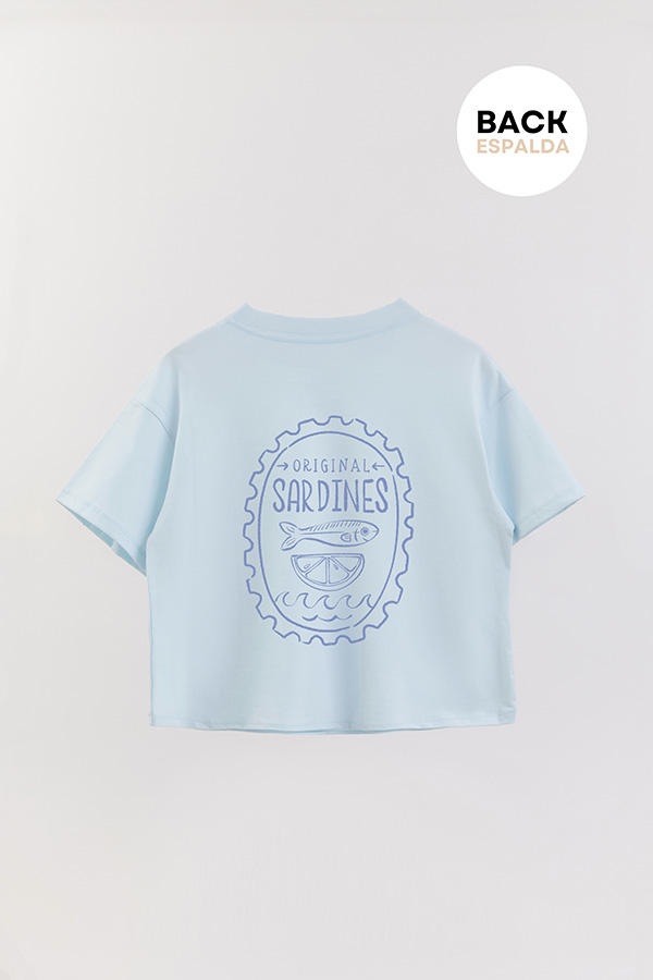 REMERA CROP FB SARDINE STAMP 9