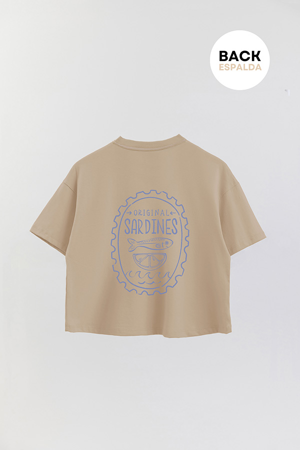 REMERA CROP FB SARDINE STAMP 9