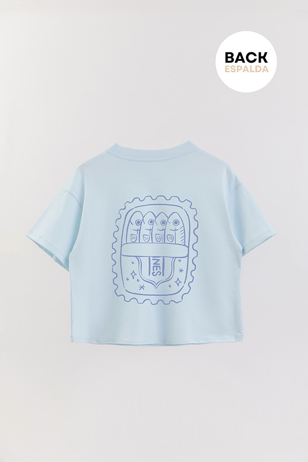 REMERA CROP FB SARDINE STAMP 8
