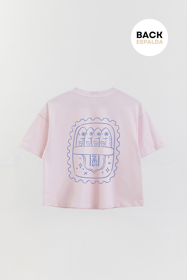 REMERA CROP FB SARDINE STAMP 8