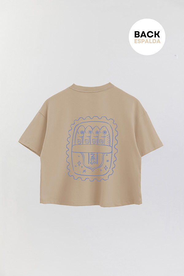 REMERA CROP FB SARDINE STAMP 8