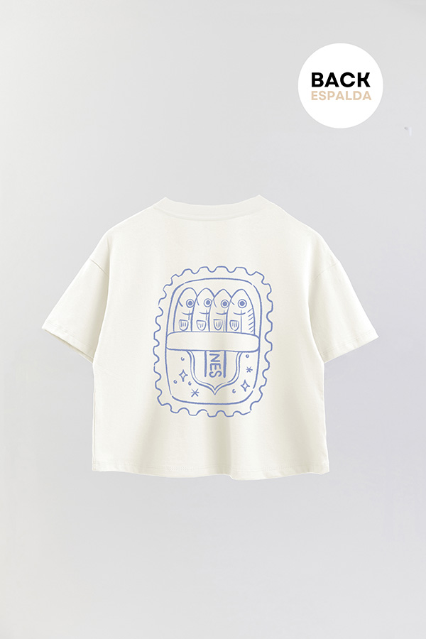 REMERA CROP FB SARDINE STAMP 8
