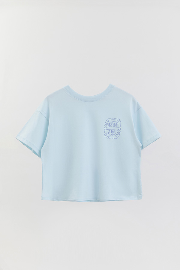 REMERA CROP FB SARDINE STAMP 8