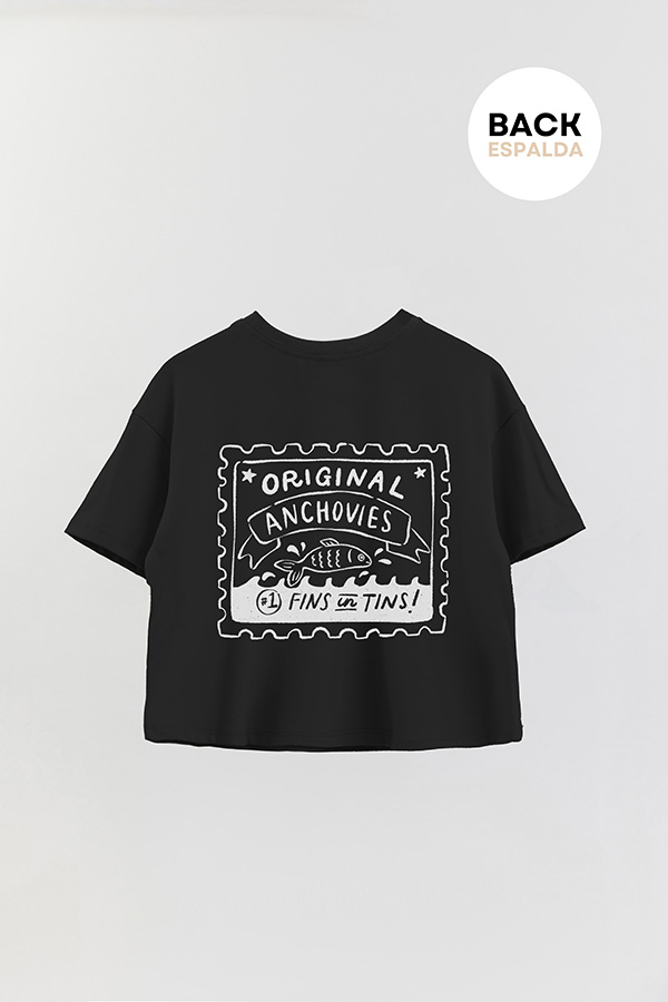 REMERA CROP FB SARDINE STAMP 6