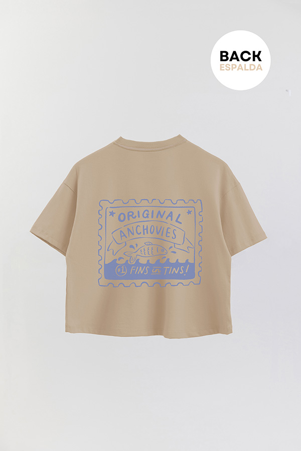 REMERA CROP FB SARDINE STAMP 6
