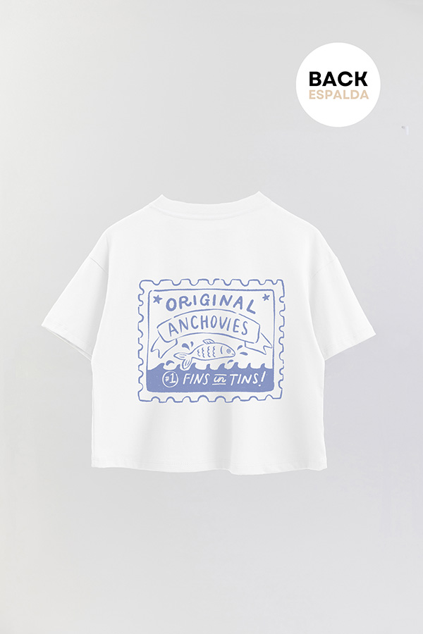REMERA CROP FB SARDINE STAMP 6