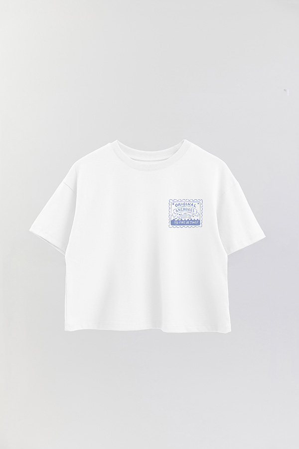 REMERA CROP FB SARDINE STAMP 6