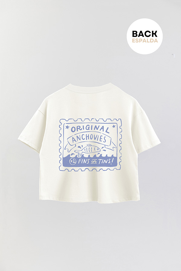 REMERA CROP FB SARDINE STAMP 6