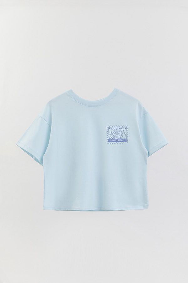 REMERA CROP FB SARDINE STAMP 6