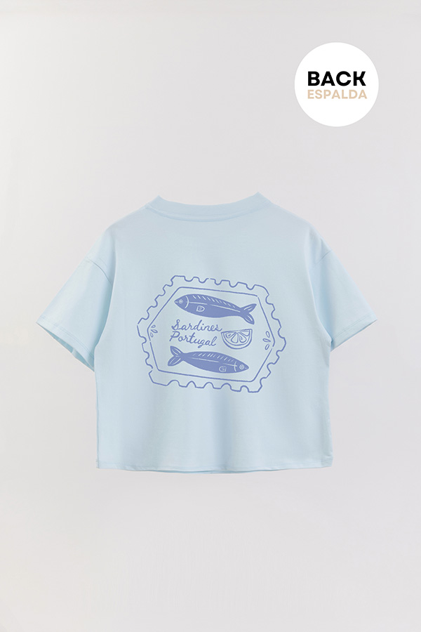 REMERA CROP FB SARDINE STAMP 5
