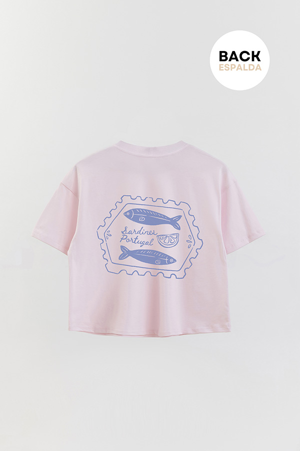 REMERA CROP FB SARDINE STAMP 5