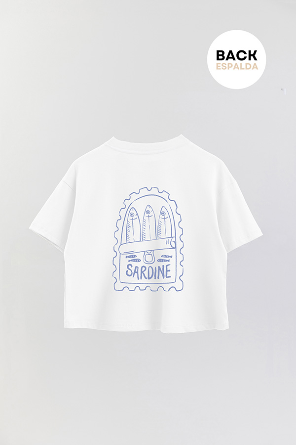 REMERA CROP FB SARDINE STAMP 3