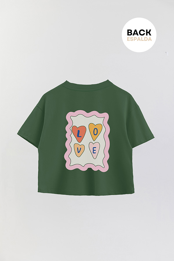 REMERA CROP FB RETRO IT LOBSTER