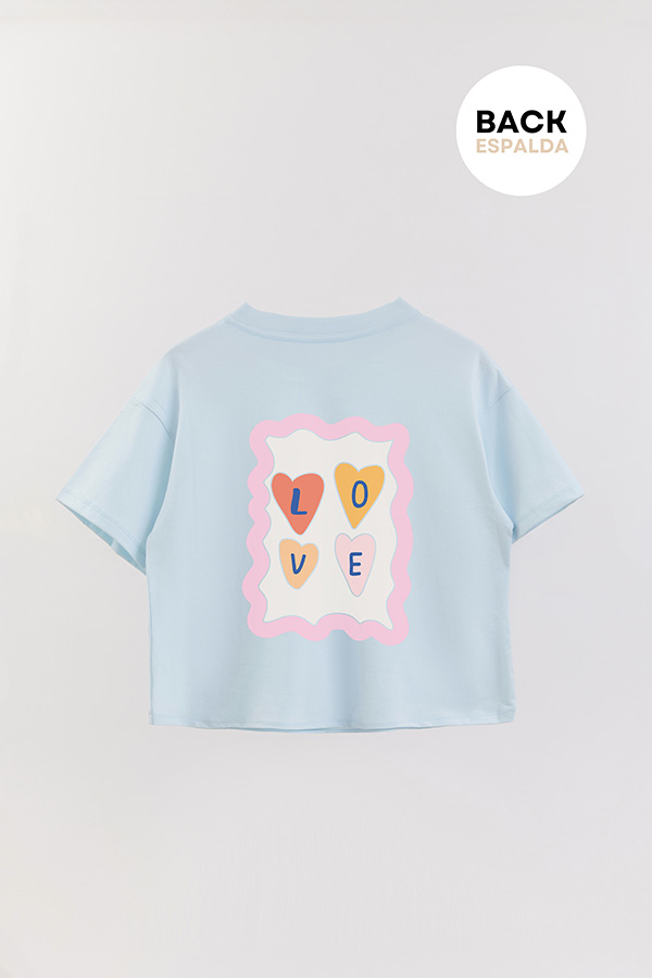 REMERA CROP FB RETRO IT LOBSTER