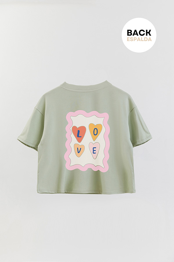 REMERA CROP FB RETRO IT LOBSTER