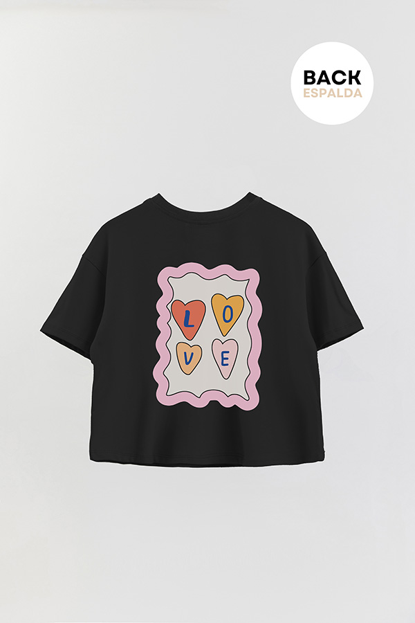 REMERA CROP FB RETRO IT LOBSTER