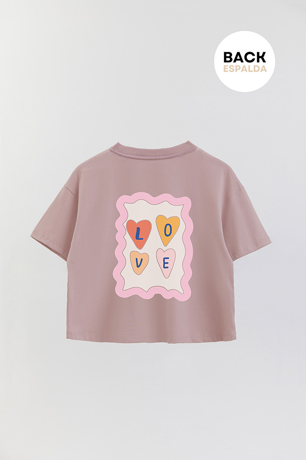 REMERA CROP FB RETRO IT LOBSTER