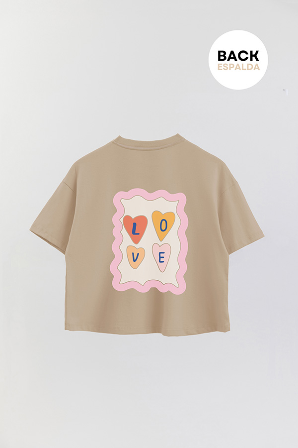 REMERA CROP FB RETRO IT LOBSTER